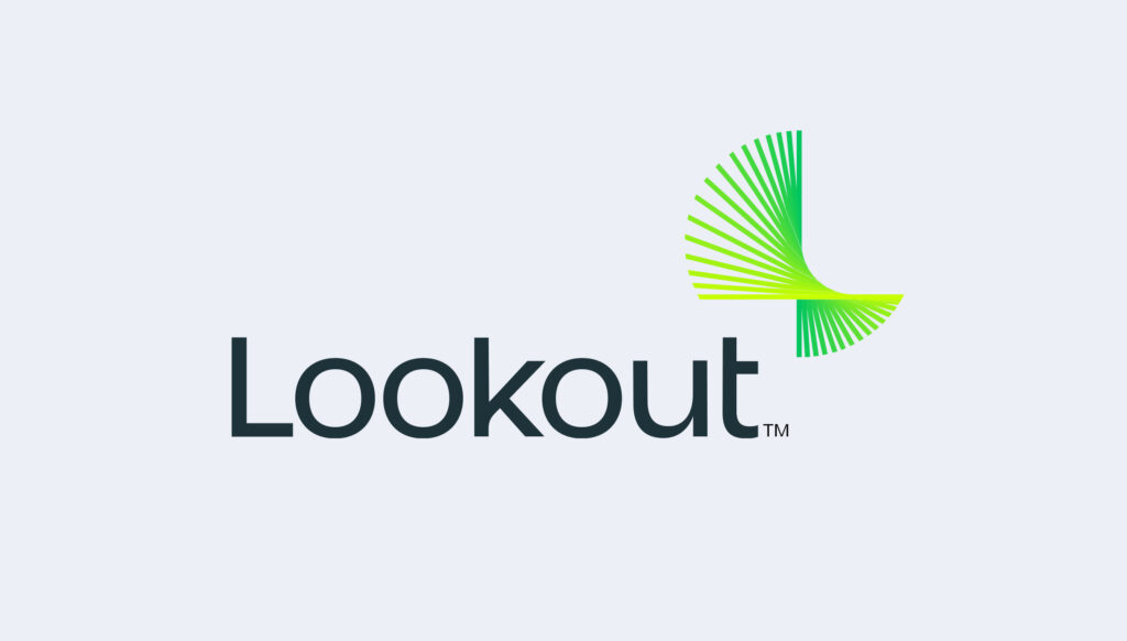 Lookout logo on flat background